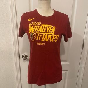 Nike Cavs Playoff whatever it takes drifit top size s
